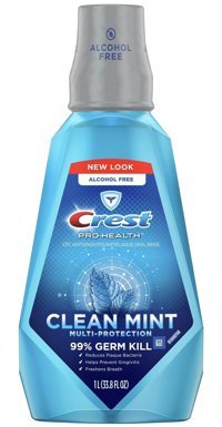 Crest Pro Health Alkolsüz Nane Aromalı 1 lt Ağız Gargarası