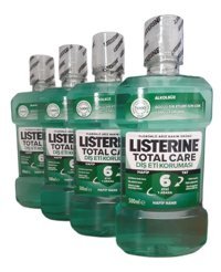 Listerine Alkolsüz Florürlü Nane Aromalı 500x4 ml Ağız Gargarası