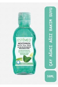 Estemed Alkolsüz Çay Ağacı Aromalı 50 ml Ağız Gargarası