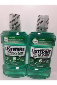 Listerine Alkolsüz Florürlü Nane Aromalı 500x2 ml Ağız Gargarası