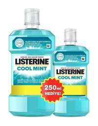 Listerine Cool Mint Alkolsüz Nane Aromalı 500+250 ml Ağız Gargarası