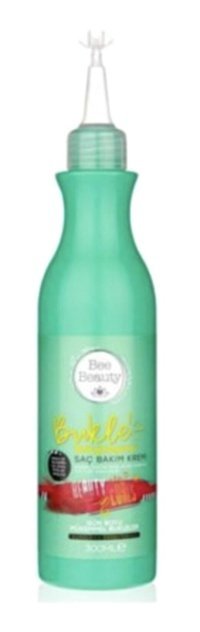 Bee Beauty Silikonsuz Sülfatsız Nemlendirici Tuzsuz Keratinli Boyalı Saçlar Kıvırcık Saçlar İçin Durulanmayan Kadın Saç Kremi 300 ml
