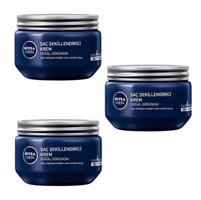 Nivea 4 Silikonsuz Sülfatsız Nemlendirici Keratinli Boyalı Saçlar Tüm Saçlar İçin Durulanmayan Erkek Saç Kremi 3x150 ml