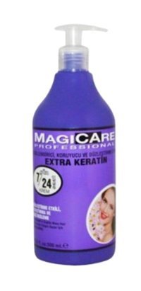 Magicare Argan Yağlı Silikonsuz Sülfatsız Besleyici Tuzsuz Keratinli Boyalı Saçlar Düz Saçlar İçin Durulanmayan Kadın Saç Kremi 500 ml