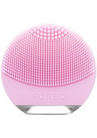 Foreo Luna Go Normal Ciltler İçin 1 Başlıklı Fırçalı Silikon Pilli Titreşimli Yüz Temizleme Cihazı Pembe