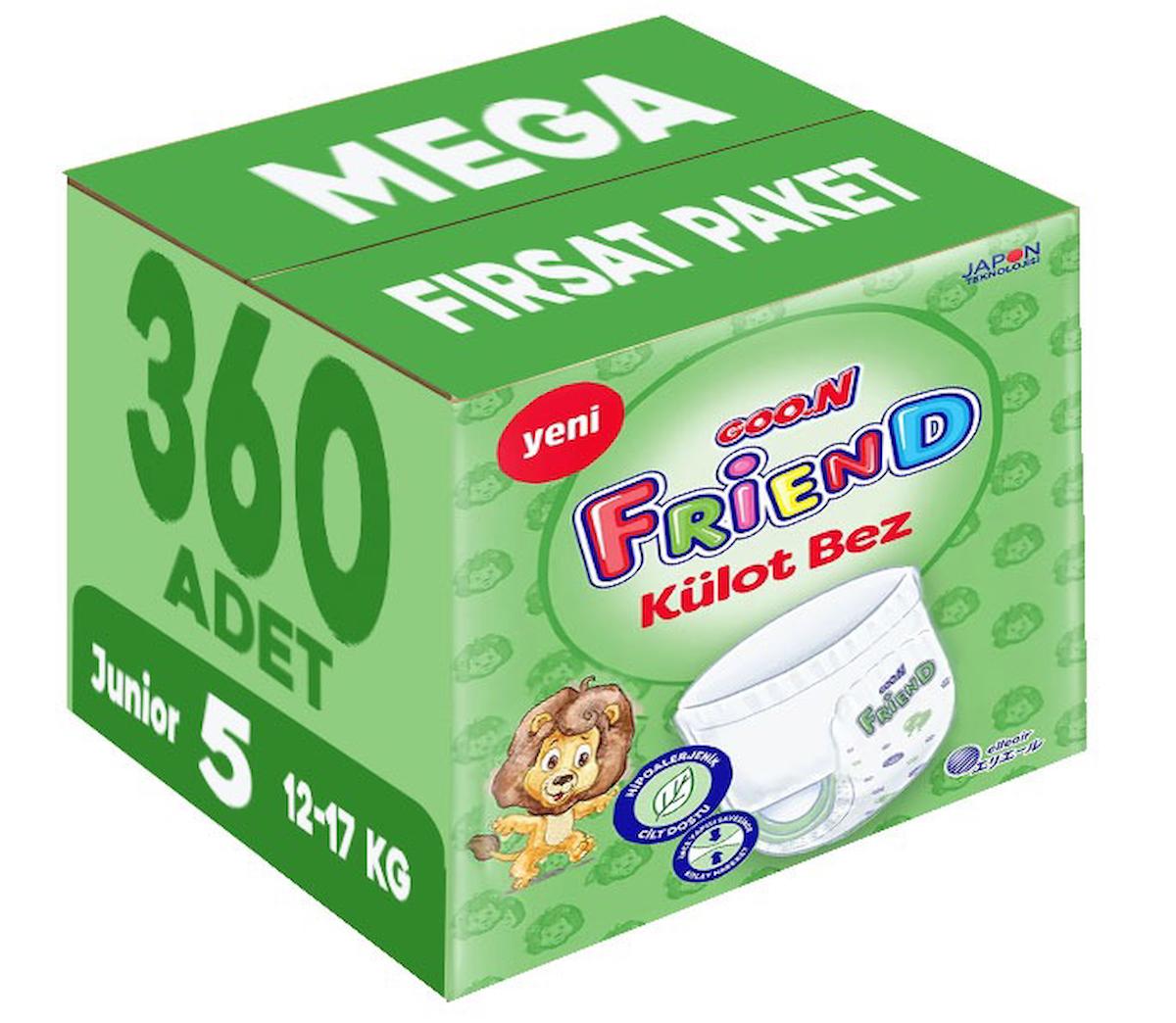 Goon Friend 5 Numara Külot Bebek Bezi 360'lı