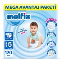 Molfix 5 Numara Cırtlı Bebek Bezi 120'li