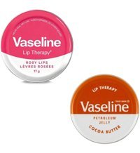 Vaseline Lip Therapy Güllü-Kakaolu Yetişkin Dudak Nemlendirici Krem 2x20 gr