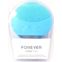 Foreer Fiina Mini Tüm Ciltler İçin 1 Başlıklı Fırçalı Silikon Şarjlı Titreşimli Yüz Temizleme Cihazı Mavi