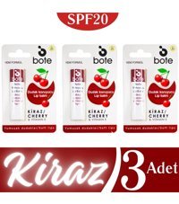 Bote Kirazlı Yetişkin Dudak Nemlendirici Krem 3x5 gr
