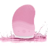 Mf Product Allure 0158 Tüm Ciltler İçin 1 Başlıklı Fırçalı Silikon Şarjlı Titreşimli Yüz Temizleme Cihazı Pembe