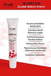 W-Lab Kozmetik Madeleb Yetişkin Dudak Nemlendirici Krem 20 gr