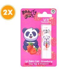 Beauty House Çilekli Yetişkin Dudak Nemlendirici Balm 2x5 gr