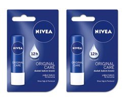 Nivea Yetişkin Dudak Nemlendirici Balm 2x4.8 gr