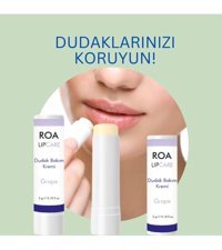 Roa Bitkisel Üzümlü Yetişkin Dudak Nemlendirici Krem 5 gr