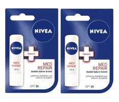 Nivea Aromasız Yetişkin Dudak Nemlendirici Krem 2x4.8 gr