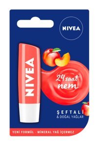 Nivea Şeftalili Yetişkin Dudak Nemlendirici Balm 4.8 gr
