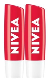 Nivea Çilekli Yetişkin Dudak Nemlendirici Krem 2x4.8 gr