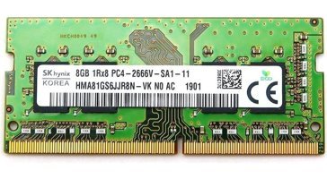 Sk Hynix HMA81GS6JJR8N-VK PC4-21300 8 GB DDR4 1x8 2666 MHz Ram
