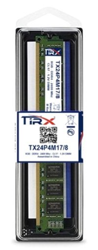 Tirx Tx24p4m17/8 8 GB DDR4 1x8 2400 MHz Ram