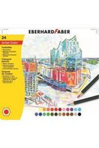 Eberhard Faber 518424 24'lü Kuru Boya Seti