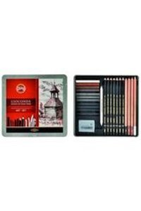 Kohinoor Portre 3824 24'lü Kuru Boya Seti