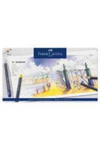 Faber-Castell 7738 12'li Jumbo Kuru Boya Seti