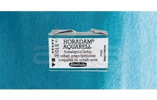 Schmincke Horadam Aquarell 533 Cobalt Green Dark Seri 4 Tekli Kuru Boya Kalemi