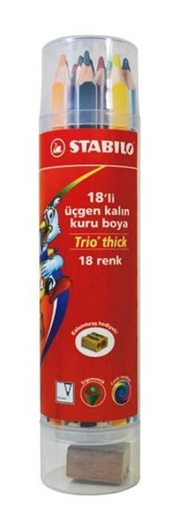 Staedtler 127 NC12 Noris Clup 12'li Üçgen Kuru Boya Seti