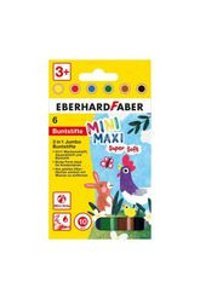 Eberhard Faber 12'li Jumbo Üçgen Kuru Boya Seti