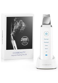 Cosbeauty Cb057 Ipx6 Tüm Ciltler İçin 1 Başlıklı Şarjlı Titreşimli Yüz Temizleme Cihazı Beyaz