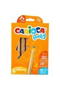 Carioca 42819 10'lu Jumbo Üçgen Kuru Boya Seti