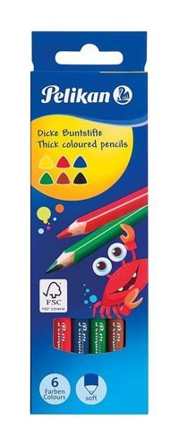 Play-Doh Play-KU012 12'li Üçgen Kuru Boya Seti