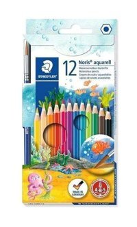 Staedtler 185 Noris Color 12'li Kuru Boya Seti