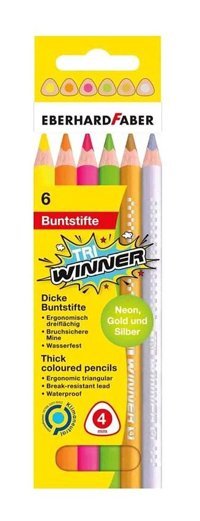 Faber-Castell 12'li Jumbo Kuru Boya Seti