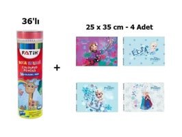 Fatih 33490 12'li Jumbo Üçgen Kuru Boya Seti