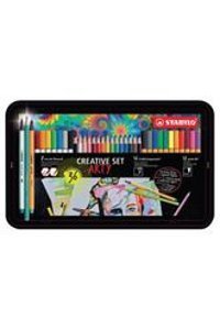 Stabilo Easy Colors Menekşe Kirmizisi 332/345 Tekli Üçgen Kuru Boya Kalemi