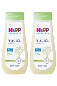 Hipp Babysanft Organik Bademli Bebek Masaj Yağı 2x200 ml