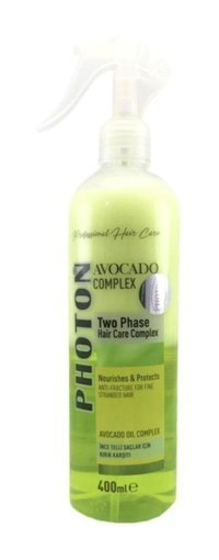 Photon Çift Fazlı Avakado Nemlendirici Düz Saçlar İçin Saç Kremi 400 ml