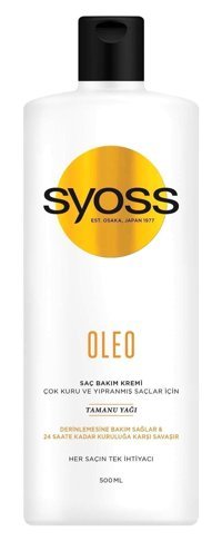Syoss Oleo Tamanu Yağı Nemlendirici Düz Saçlar İçin Saç Kremi 6x500 ml
