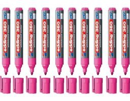 Edding 360 10 Adet Doldurulabilir Silinebilir Pembe Tahta Kalemi
