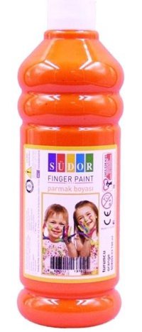 Südor Yıkanabilir 500 ml Turuncu Parmak Boyası