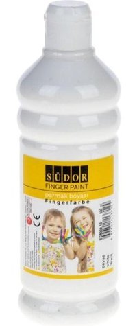 Südor Yıkanabilir 500 ml Beyaz Parmak Boyası
