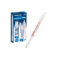 Pensan Global Plastik 0.5 mm Kırmızı 12'li Tükenmez Kalem