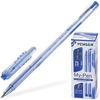 Pensan Plastik 1 mm Mavi 5'li Tükenmez Kalem