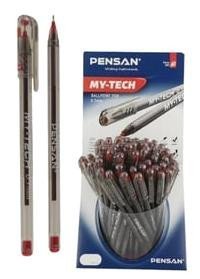 Pensan Plastik 1 mm Kırmızı 60'lı Tükenmez Kalem