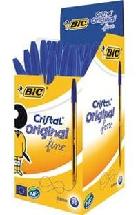 Bic Plastik 0.8 mm Mavi 50'li Tükenmez Kalem