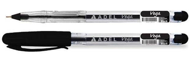 Adel Plastik Siyah 50'li Tükenmez Kalem
