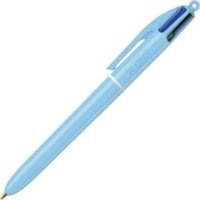 Bic Plastik 4 Renkli 1 mm Çok Renkli Tükenmez Kalem Seti