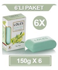 Lole's Lüks Organik Çay Ağacı Yağı Sabun 6x150 gr